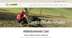Desktop Screenshot of addestramentopercani.com