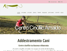 Tablet Screenshot of addestramentopercani.com